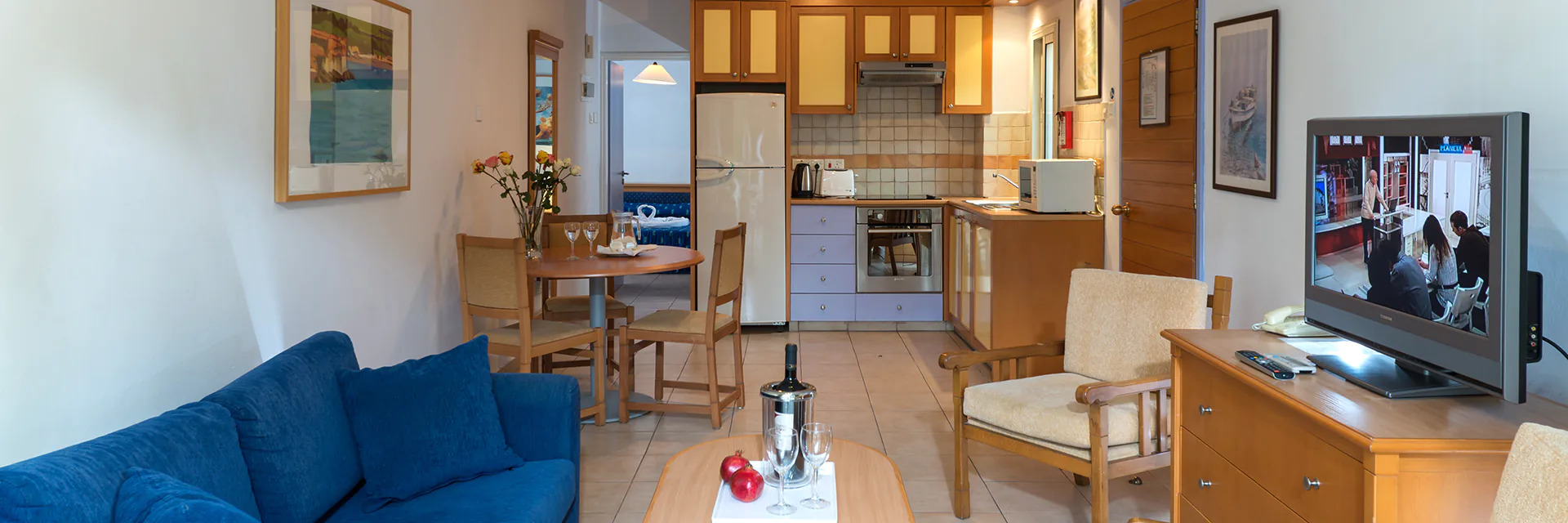 Living Space at the Paphos Gardens Holiday Resort, Cyprus
