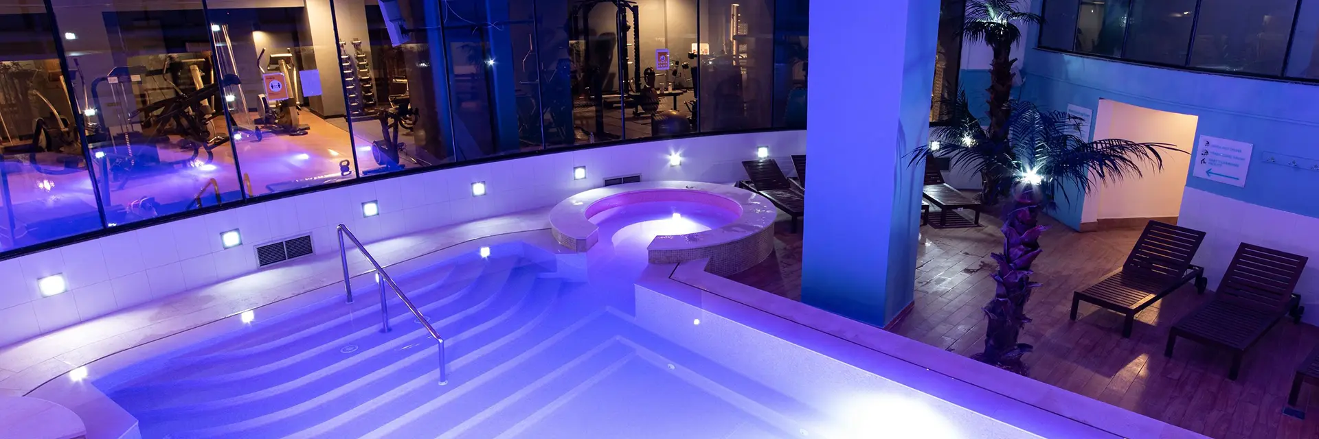 Indoor Pool at the Preluna Hotel, Sliema, Malta