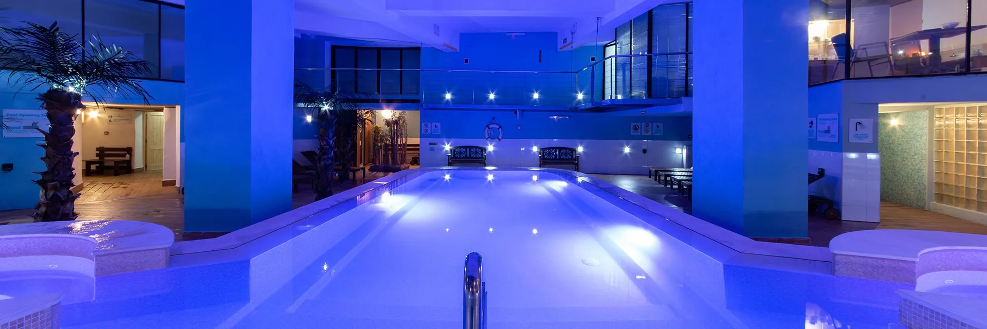 Indoor Pool at the Preluna Hotel, Sliema, Malta
