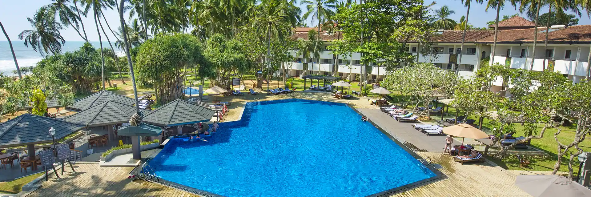 Swimming Pool at the Tangerine Beach Hotel, Kalutara, Sri Lanka